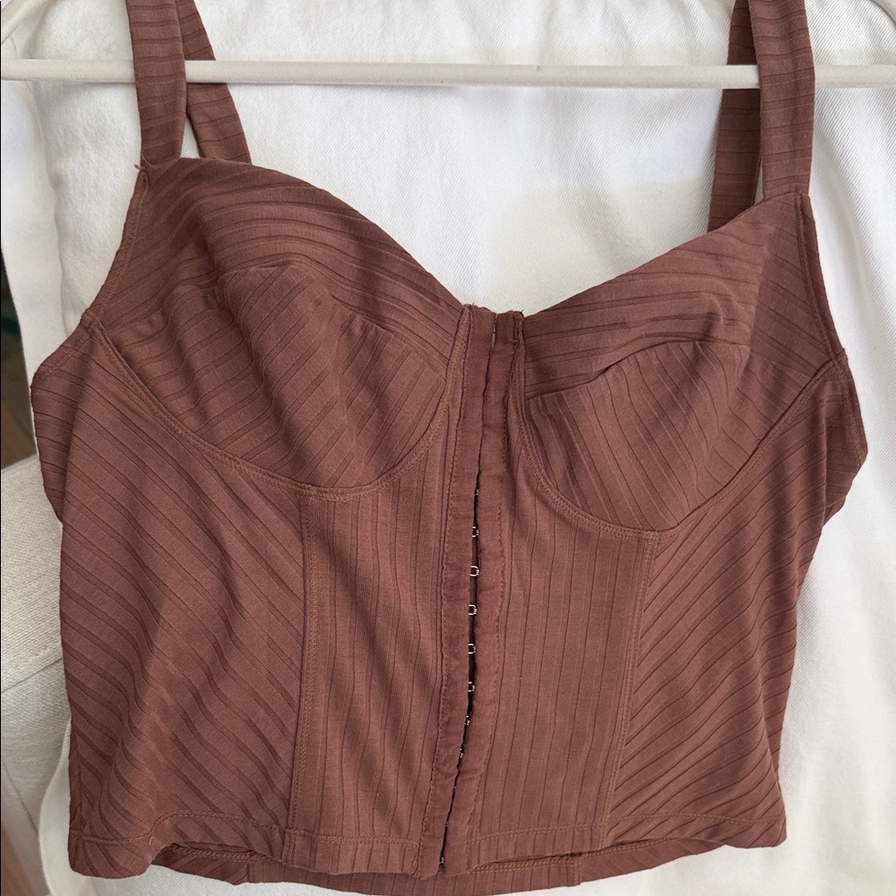 FREE PEOPLE INTIMATELY SOFT BUSTIER TOP NWOT sz XL